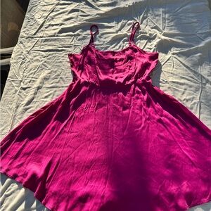 Anthropologie Pink Mini Dress